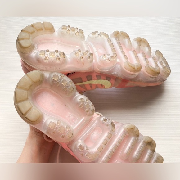Nike Air VaporMax 2019 Pink Tint Neon Rubber Pods Ripstop Running Shoes Sneakers - Picture 11 of 11